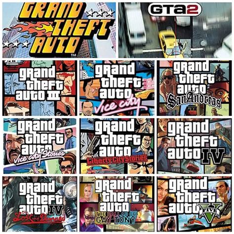 All Grand Theft Auto games in order, by release date and .